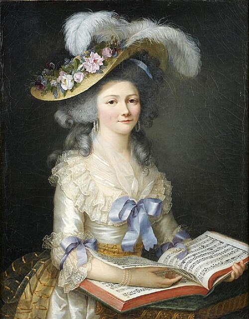 Portrait présumé de Françoise de Taulong, 1784, Marie-Élisabeth Gabiou