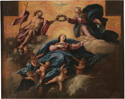 The Coronation of the Virgin, 1653, Sebastián Herrera Barnuevo