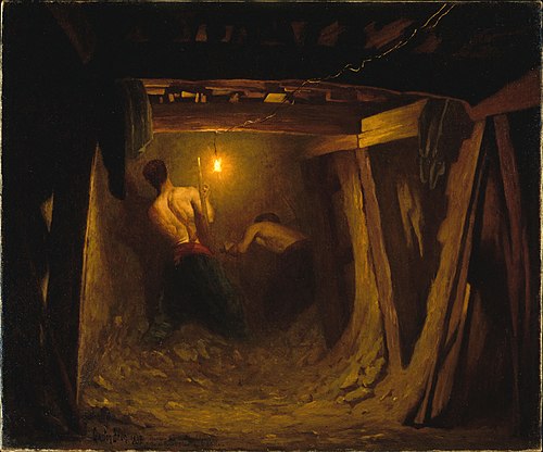 Les travaux du métro, tranche de l'Étoile, 1900, Gaston Brun