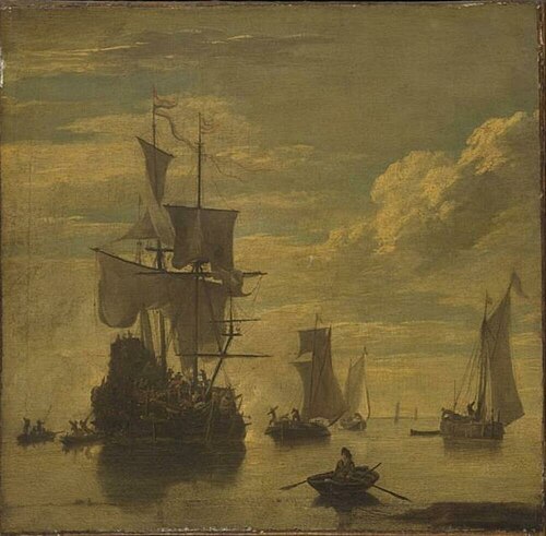 Calm Sea, 1664, Lieve Verschuier