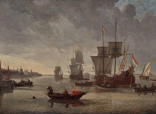The Maas at Rotterdam, 1650, Lieve Verschuier