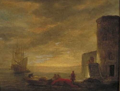 Italian Coast at Evening, 1660, Lieve Verschuier