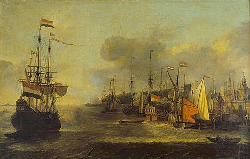 Porto de Mar Holandês - Roterdão, 1655, Lieve Verschuier