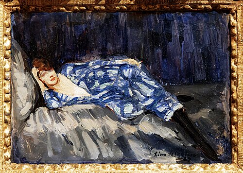 Femme à la cigarette, 1923, Lino Selvatico