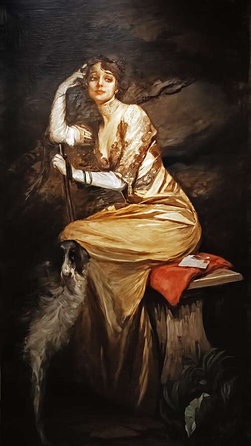 Dame en jaune, , Lino Selvatico