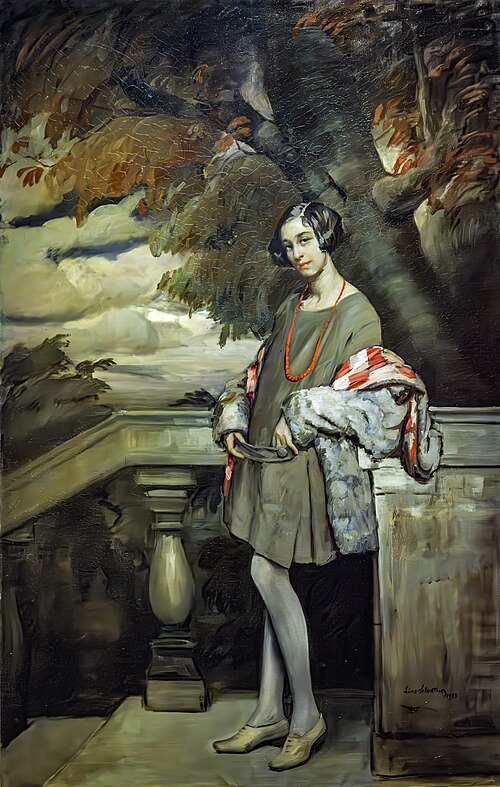 Porträt der Teresita Lorenzon, 1923, Lino Selvatico