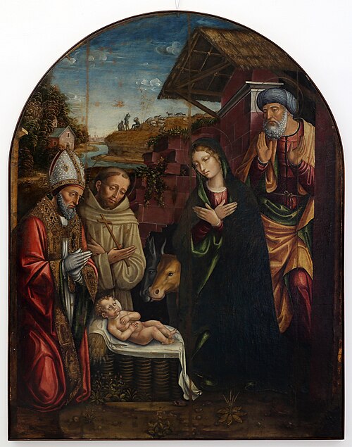 Adoration of the Child, 1600, Lorenzo Fasolo