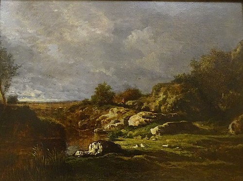 Etang de Frignon, à Creys, 1856, Louis-Hector François Allemand