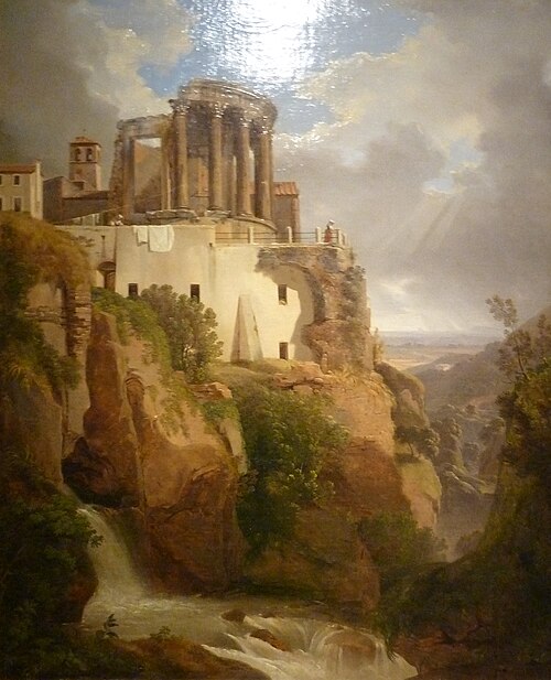 Il Tempio delle Sibilla a Tivoli, , Luigi Basiletti