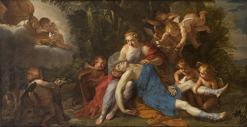 Venus beweint den toten Adonis, 1656, Luigi Primo