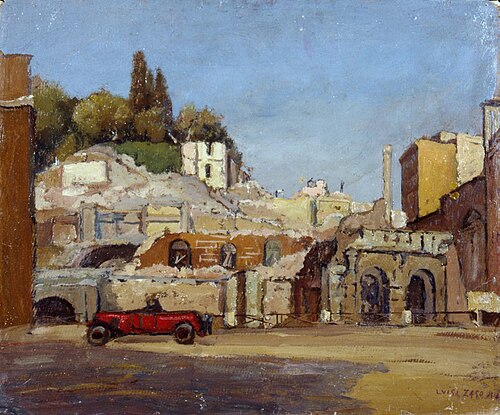 The Demolition of Rupe Tarpea in Rome, 1933, Luigi Zago
