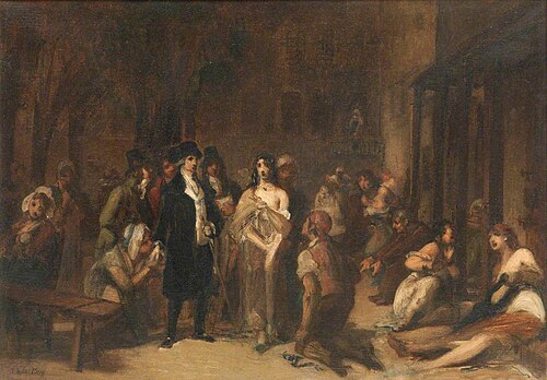 Philippe Pinel Freeing the Insane from their Chains, 1876, Tony Robert-Fleury