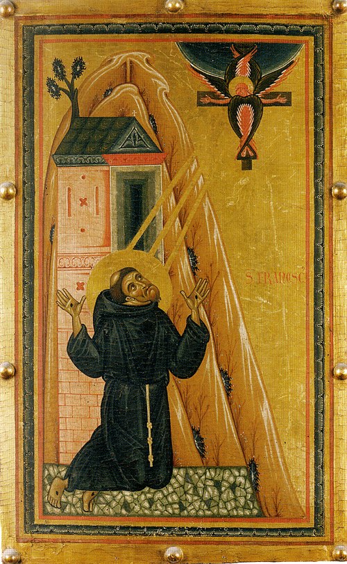 La Stigmatisation de saint François, 1240, Maestro della Croce 434