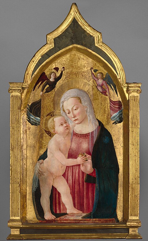 The Virgin and Child, 1462, Maître de la Nativité de Caste