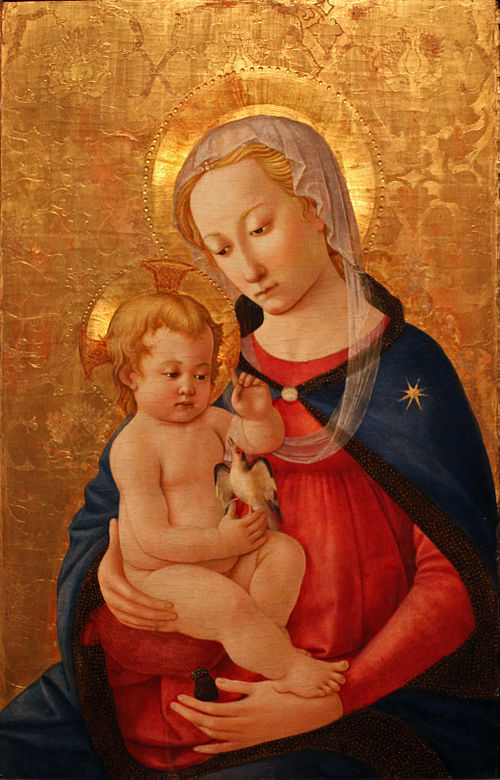 Vierge à l'Enfant, 1445, Maître de la Nativité de Caste