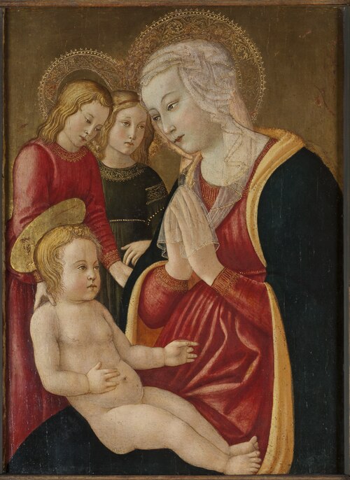 Vierge à l'Enfant, , Maître de la Nativité de Caste