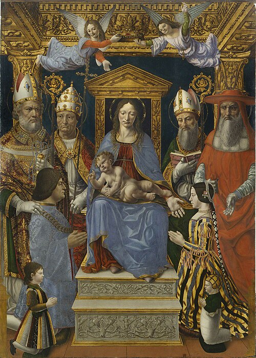 Pala Sforzesca, 1494, Maître du retable Sforzesca