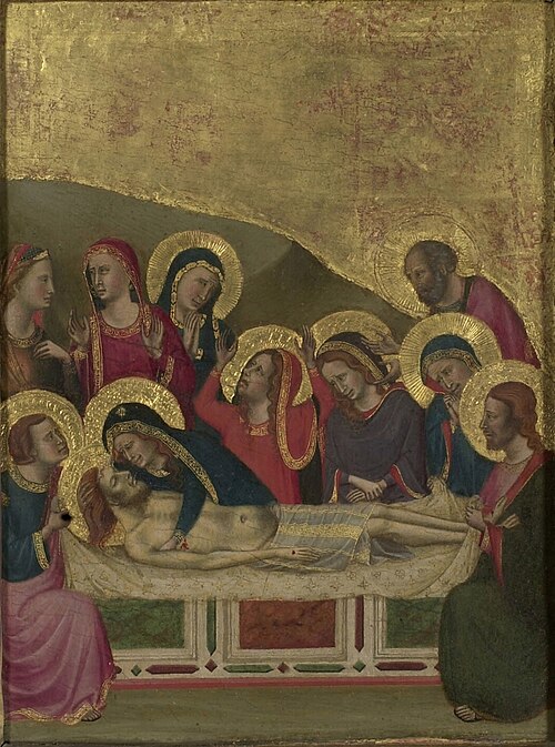 The Entombment, 1320, Maître de San Martino alla Palma