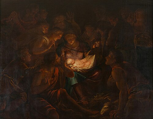 The Adoration of the Shepherds, 1650, Marco Liberi