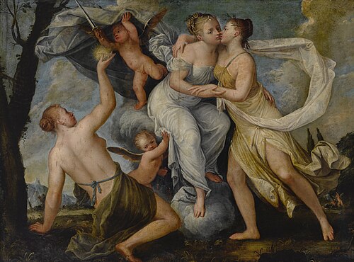 Allegory of truth, justice, and innocence, 1680, Marco Liberi