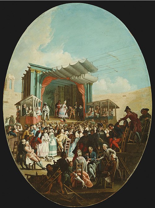 An Italian Comedy in Verona, 1772, Marco Marcola
