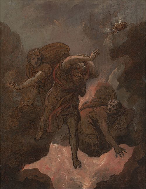 The Judgement of Korah, Dathan and Abiram, 1801, Maria Cosway