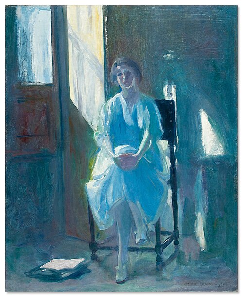 Sinfonia azul, 1920, António Carneiro