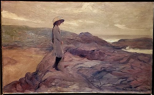 Contemplação by António Carneiro, 1911, António Carneiro