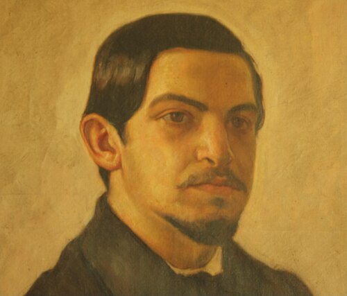 Retrato de Cristiano de Carvalho, 1894, António Carneiro