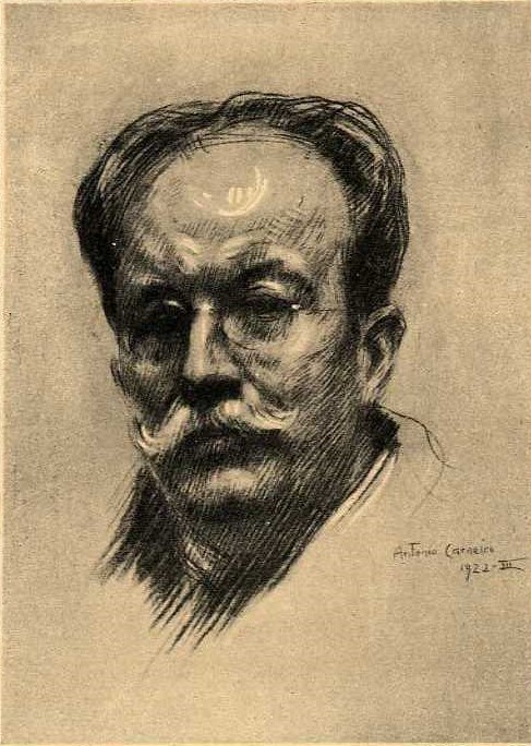 Retrato de Cruz Magalhães, 1922, António Carneiro