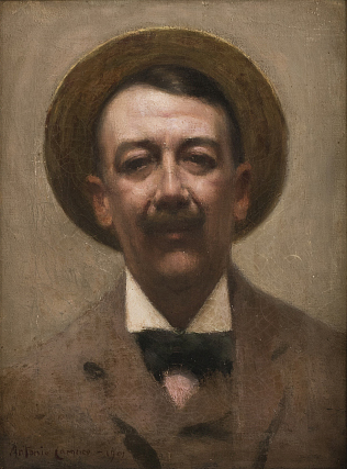 Portrait of gentleman, 1905, António Carneiro