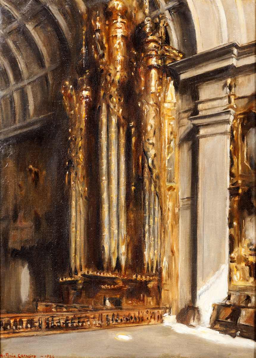 O Órgão da Igreja de São Bento da Vitória, 1924, António Carneiro