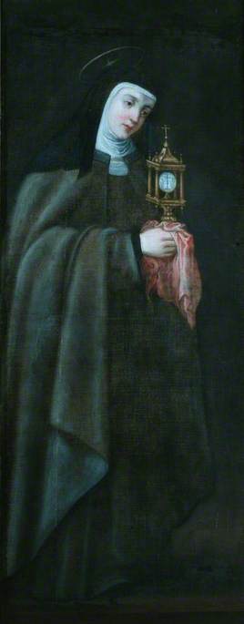 St Clare Holding a Monstrance, , Alonso del Arco