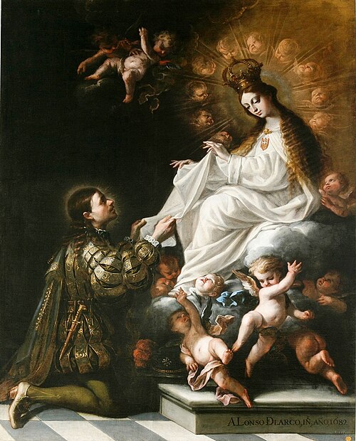 The Virgin of Mercy Appearing to Saint Peter Nolasco, 1682, Alonso del Arco