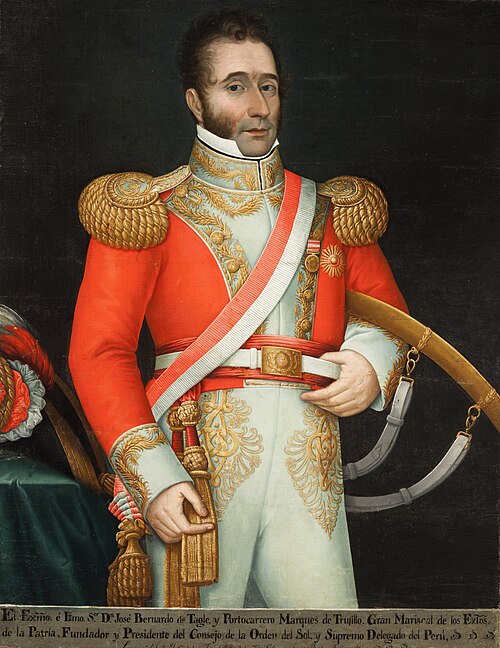 Retrato de José Bernardo de Tagle, 1823, José Gil de Castro