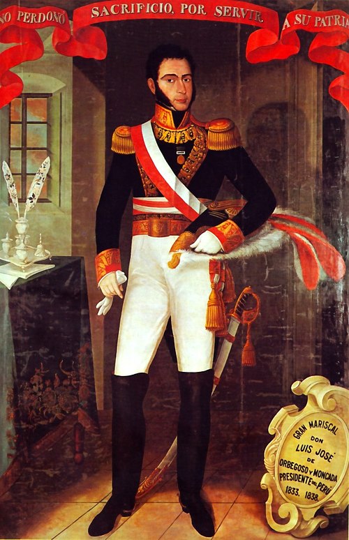 Retrato de Luis José de Orbegoso, 1835, José Gil de Castro