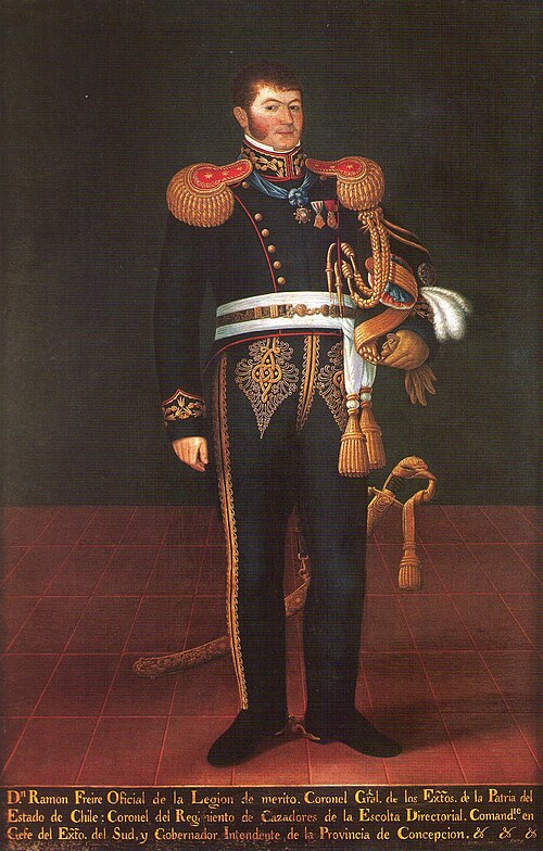 Ramon Freire, 1820, José Gil de Castro