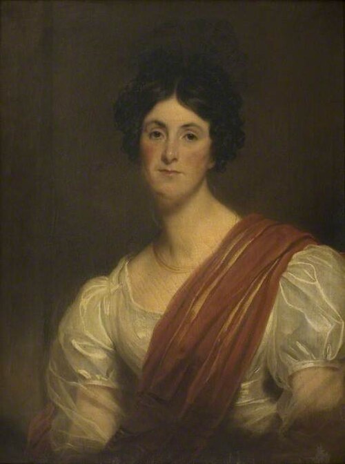 Mary Lady Isham (d.1878), Wife of Sir Justinian Isham, 8th Bt, 1825, Martin Archer Shee