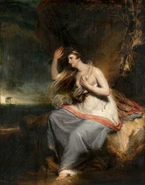 Ariadne Deserted by Theseus, 1834, Martin Archer Shee