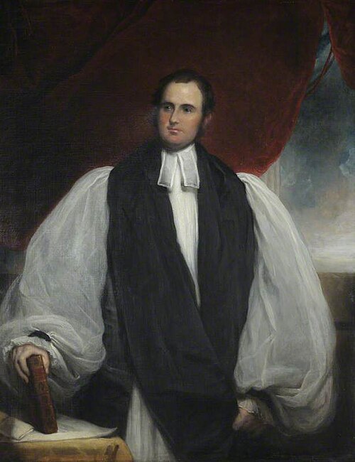 James Bowstead (1801–1843), Fellow (1824–1838), Bishop of Sodor and Man (1838–1840), Bishop of Lichf, , Martin Archer Shee