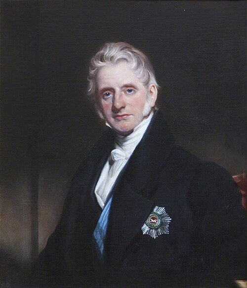 John Cust, 1st Earl Brownlow, GCH, FRS, MP (1779-1853), 1836, Martin Archer Shee