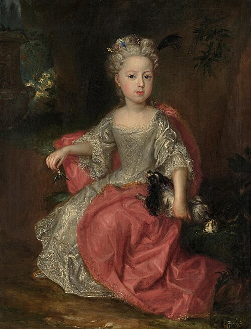 Maria Anna Caroline of Baviera (1696-1750), 1703, Martin Maingaud