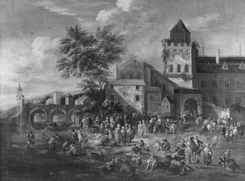 Market Square in a Town, , Mathys Schoevaerdts