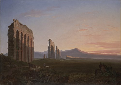View of the Roman Campagna, 1846, Benjamin Champney