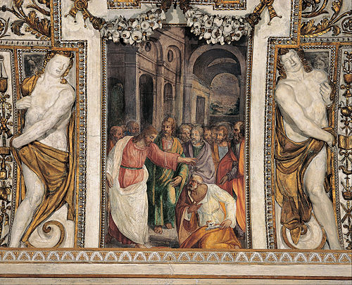 Deliver of the Keys to Saint Peter, 1590, Michele Alberti