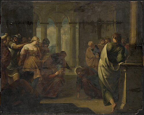 Le Christ et la femme adultère, 1625, Jacques Blanchard