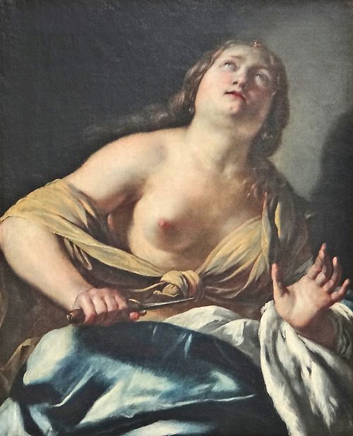 La mort de Lucrèce, , Jacques Blanchard