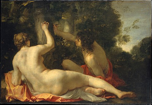 Angelica and Medoro, 1630, Jacques Blanchard