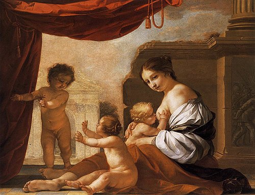 Allegory of Charity, 1637, Jacques Blanchard