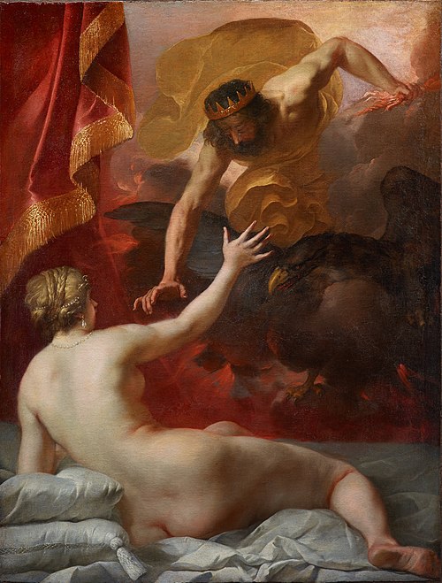 Jupiter et Sémélé, 1632, Jacques Blanchard